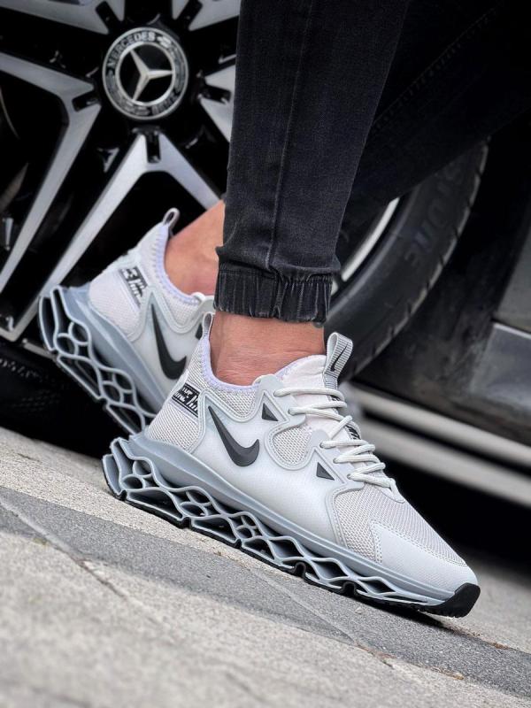 Nike Airmax Grey Sports Shoes
