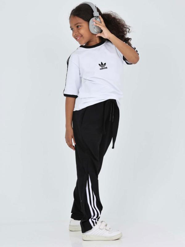 Kız Çocuk Kısa Kol Adidas Eşofman Takımı