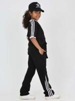 Girls' Short Sleeve Adidas Tracksuit