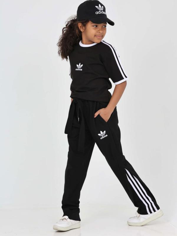 Спортивный костюм Adidas с коротким рукавом для девочек